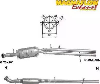 Magnaflow 70610D - Katalizators autodraugiem.lv