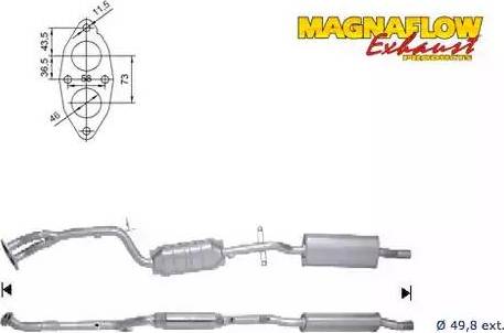 Magnaflow 70622 - Katalizators autodraugiem.lv