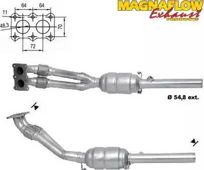 Magnaflow 70209 - Katalizators autodraugiem.lv