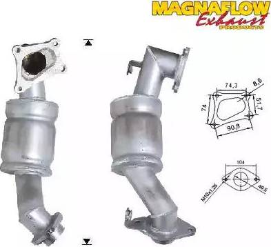 Magnaflow 78019D - Katalizators autodraugiem.lv