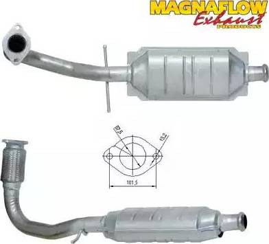 Magnaflow 73404D - Katalizators autodraugiem.lv