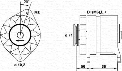 Magneti Marelli 944356971010 - Ģenerators autodraugiem.lv