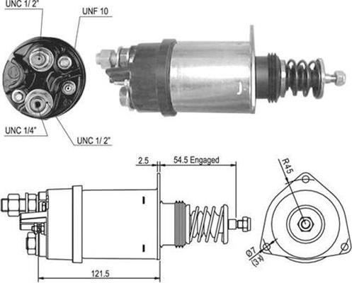 Magneti Marelli 940113050499 - Ievilcējrelejs, Starteris autodraugiem.lv