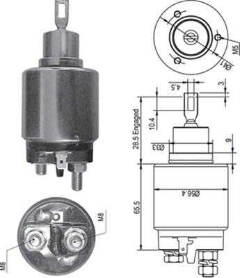 Magneti Marelli 940113050347 - Ievilcējrelejs, Starteris autodraugiem.lv