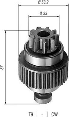 Magneti Marelli 940113020250 - Zobrats, Starteris autodraugiem.lv