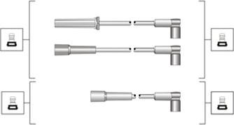 Magneti Marelli 941319170075 - Augstsprieguma vadu komplekts autodraugiem.lv