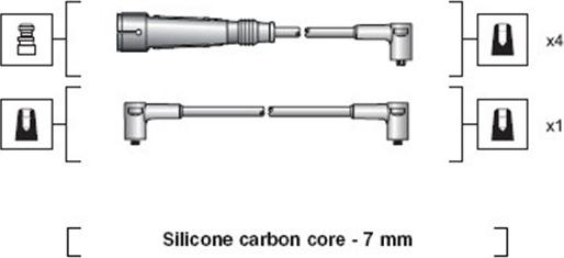 Magneti Marelli 941318111041 - Augstsprieguma vadu komplekts autodraugiem.lv