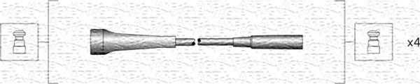 Magneti Marelli 941318111266 - Augstsprieguma vadu komplekts autodraugiem.lv