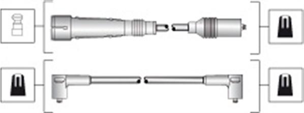 Magneti Marelli 941318111283 - Augstsprieguma vadu komplekts autodraugiem.lv