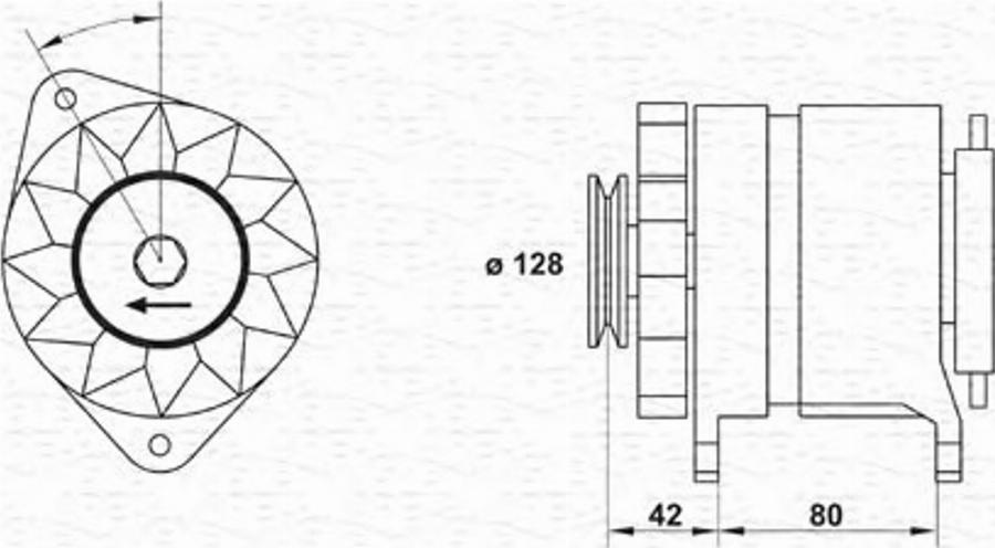 Magneti Marelli 943346097010 - Ģenerators autodraugiem.lv