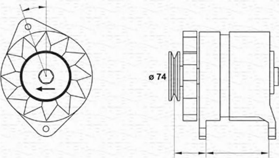 Magneti Marelli 943346050010 - Ģenerators autodraugiem.lv