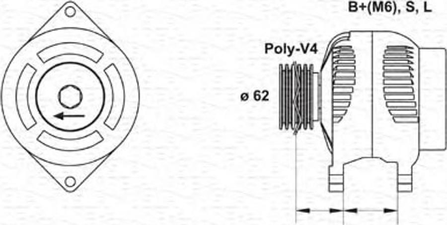 Magneti Marelli 943346016010 - Ģenerators autodraugiem.lv