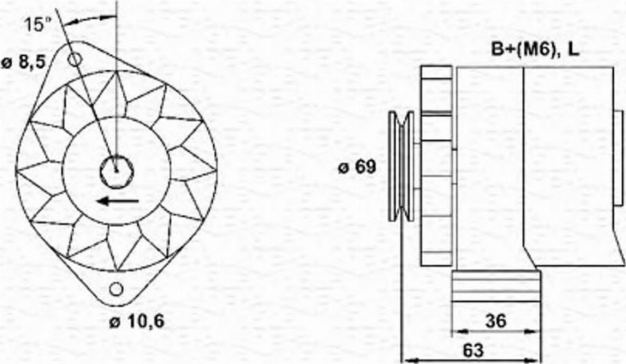 Magneti Marelli 943346033010 - Ģenerators autodraugiem.lv