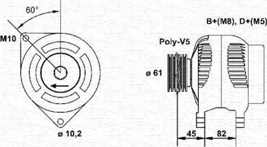 Magneti Marelli 943346037010 - Ģenerators autodraugiem.lv