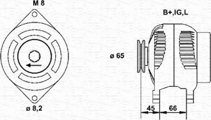 Magneti Marelli 943346024010 - Ģenerators autodraugiem.lv