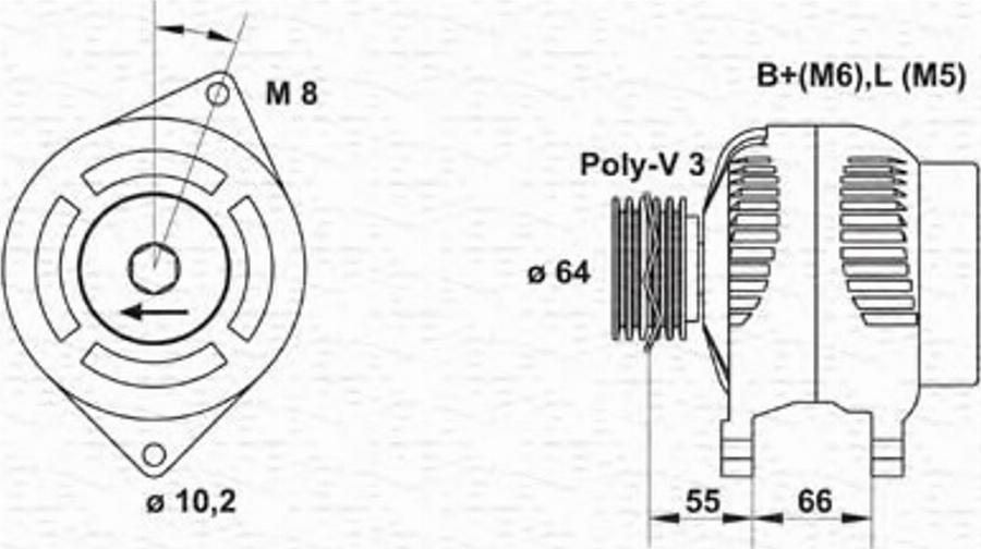 Magneti Marelli 943346198010 - Ģenerators autodraugiem.lv