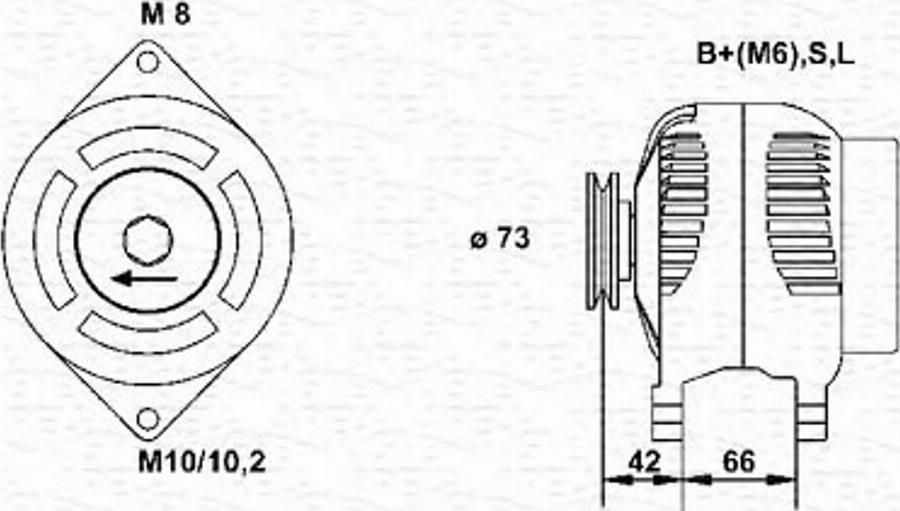 Magneti Marelli 943346133010 - Ģenerators autodraugiem.lv