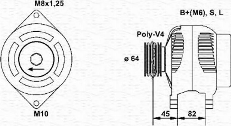 Magneti Marelli 943346126010 - Ģenerators autodraugiem.lv