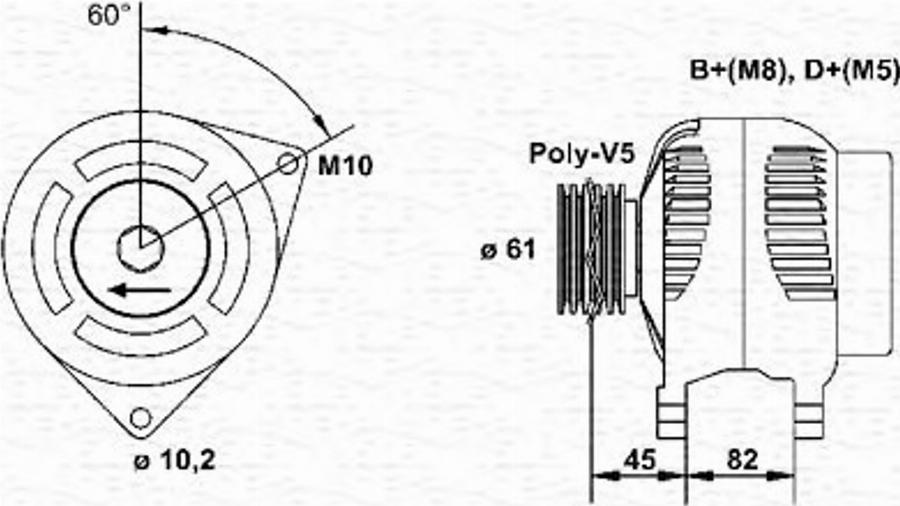 Magneti Marelli 943346206010 - Ģenerators autodraugiem.lv