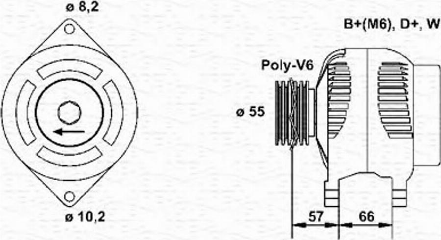 Magneti Marelli 943 34 620 001 0 - Ģenerators autodraugiem.lv