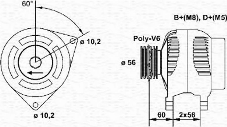 Magneti Marelli 943346207010 - Ģenerators autodraugiem.lv