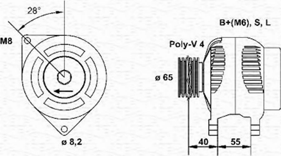 Magneti Marelli 943354003010 - Ģenerators autodraugiem.lv