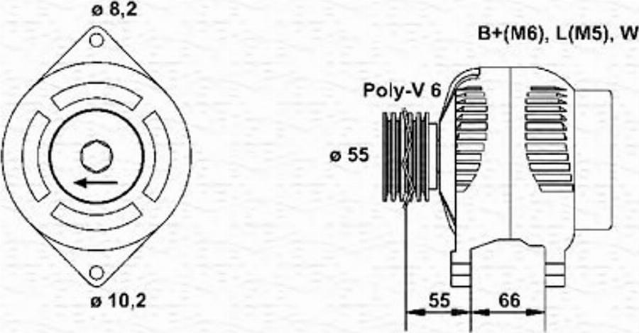 Magneti Marelli 943354083010 - Ģenerators autodraugiem.lv