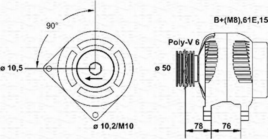 Magneti Marelli 943355097010 - Ģenerators autodraugiem.lv