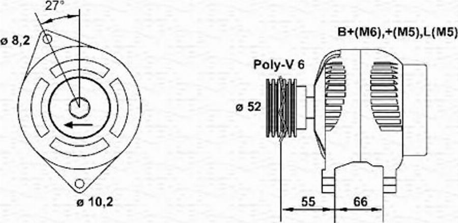 Magneti Marelli 943355056010 - Ģenerators autodraugiem.lv