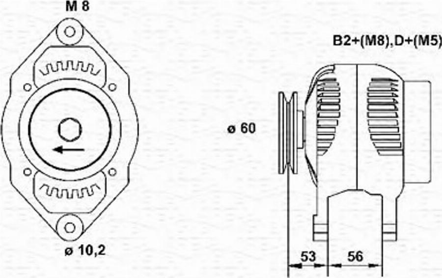 Magneti Marelli 943355050010 - Ģenerators autodraugiem.lv