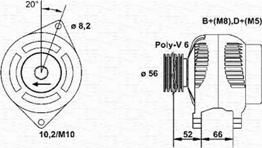 Magneti Marelli 943355057010 - Ģenerators autodraugiem.lv