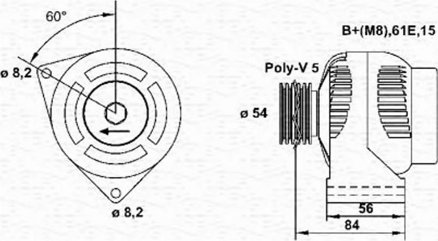 Magneti Marelli 943355019010 - Ģenerators autodraugiem.lv