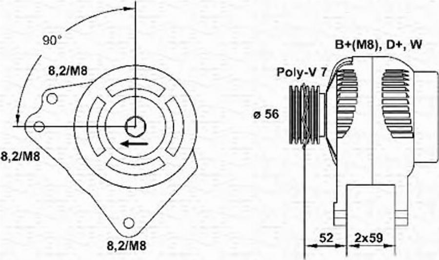 Magneti Marelli 943355011010 - Ģenerators autodraugiem.lv