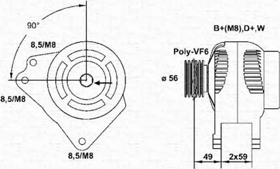 Magneti Marelli 943355030010 - Ģenerators autodraugiem.lv