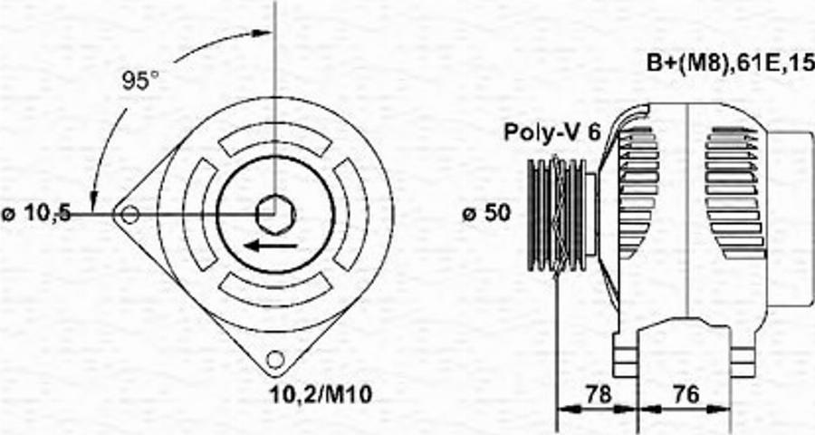 Magneti Marelli 943355026010 - Ģenerators autodraugiem.lv