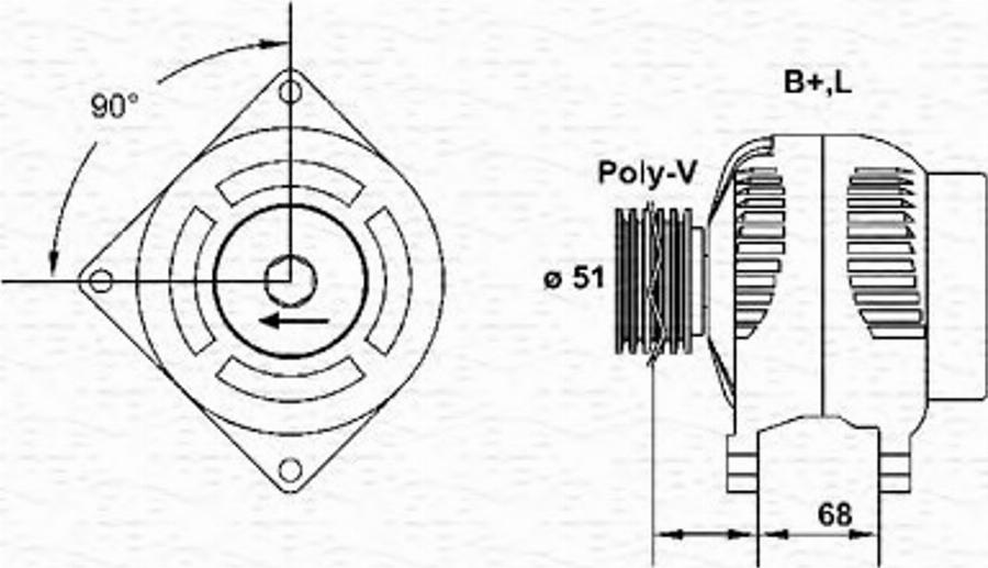 Magneti Marelli 943355194010 - Ģenerators autodraugiem.lv