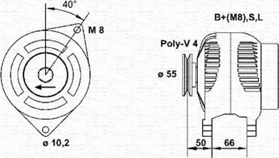 Magneti Marelli 943355116010 - Ģenerators autodraugiem.lv