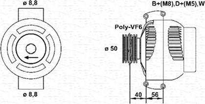 Magneti Marelli 943355134010 - Ģenerators autodraugiem.lv