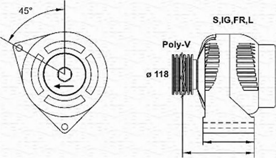 Magneti Marelli 943355176010 - Ģenerators autodraugiem.lv