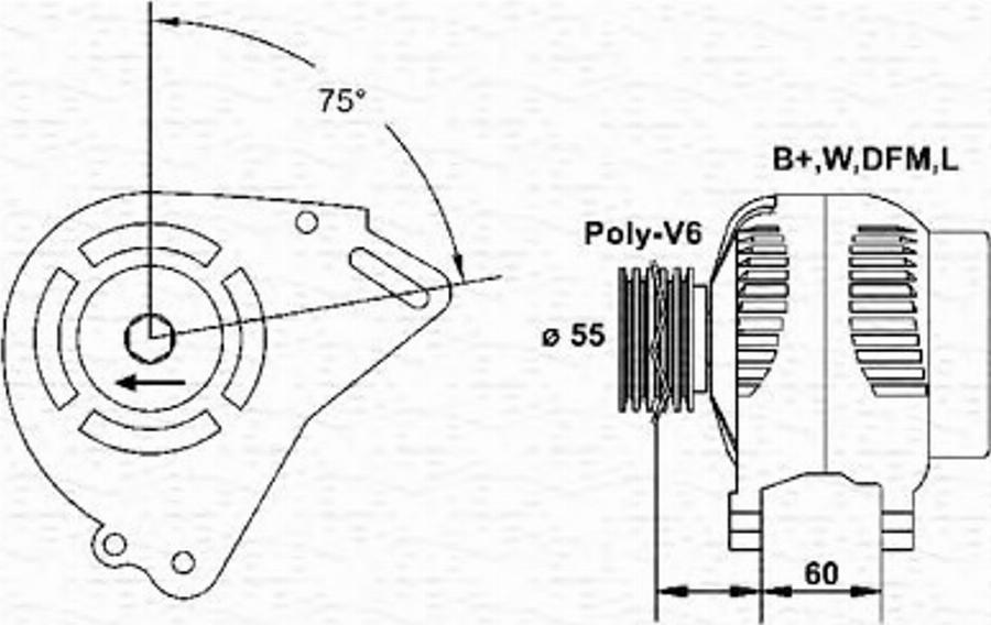 Magneti Marelli 943355204010 - Ģenerators autodraugiem.lv