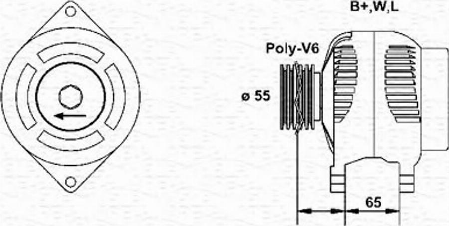 Magneti Marelli 943355213010 - Ģenerators autodraugiem.lv