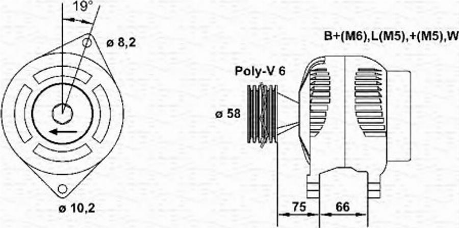 Magneti Marelli 943356996010 - Ģenerators autodraugiem.lv