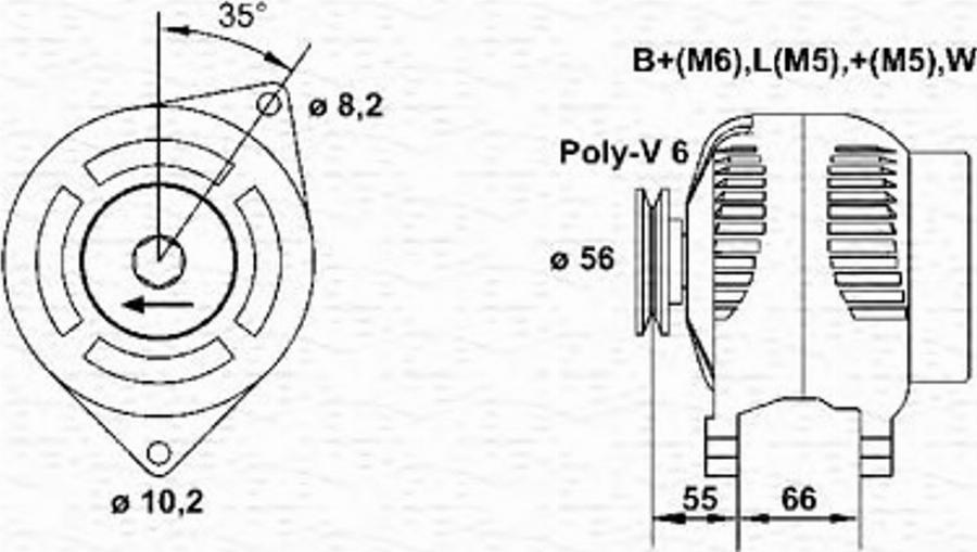 Magneti Marelli 943356946010 - Ģenerators autodraugiem.lv