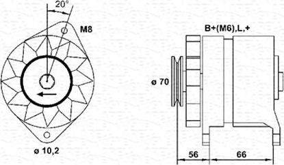 Magneti Marelli 943356948010 - Ģenerators autodraugiem.lv