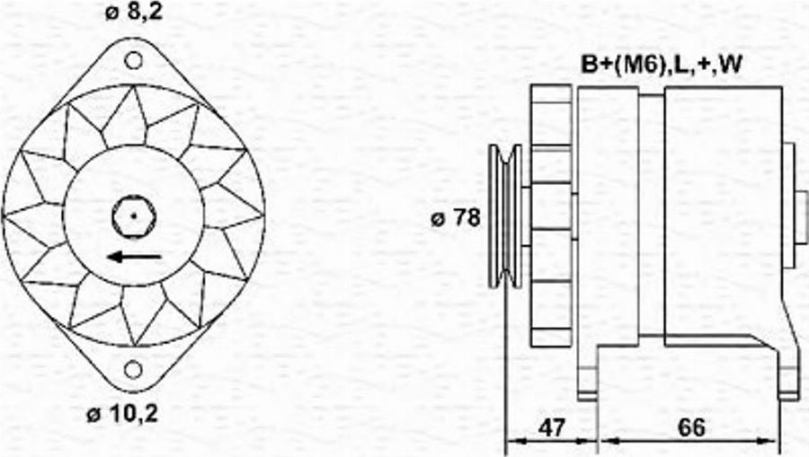 Magneti Marelli 943356981010 - Ģenerators autodraugiem.lv