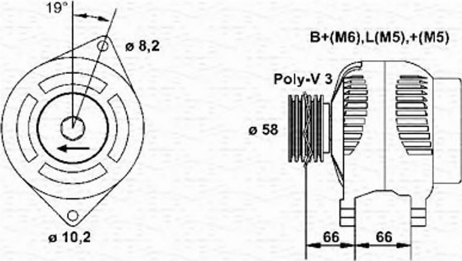 Magneti Marelli 943356979010 - Ģenerators autodraugiem.lv