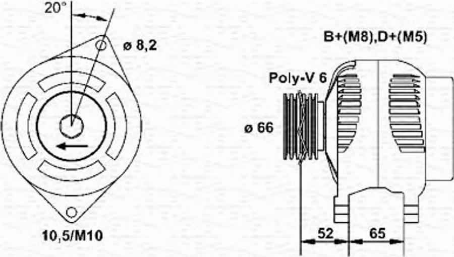 Magneti Marelli 943356976010 - Ģenerators autodraugiem.lv