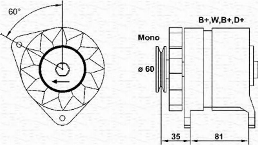 Magneti Marelli 943356455010 - Ģenerators autodraugiem.lv