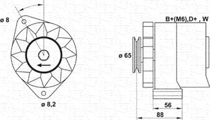 Magneti Marelli 943356408010 - Ģenerators autodraugiem.lv