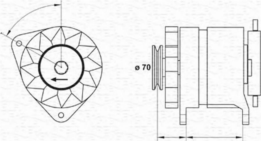 Magneti Marelli 943356595010 - Ģenerators autodraugiem.lv